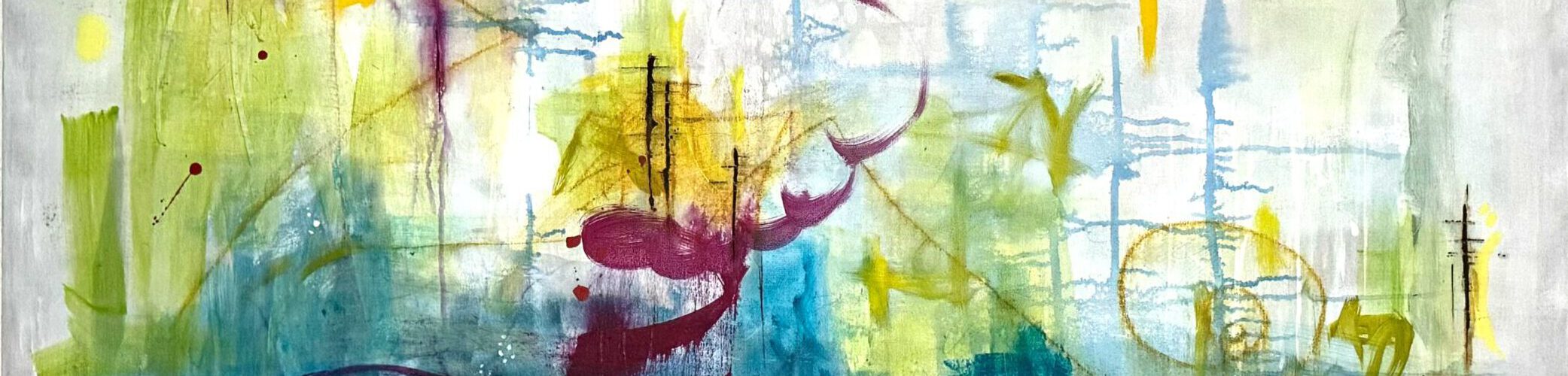 ✨ MOVEMENT ✨ Acryl und Rost auf Leinen · 130 x 110 cm