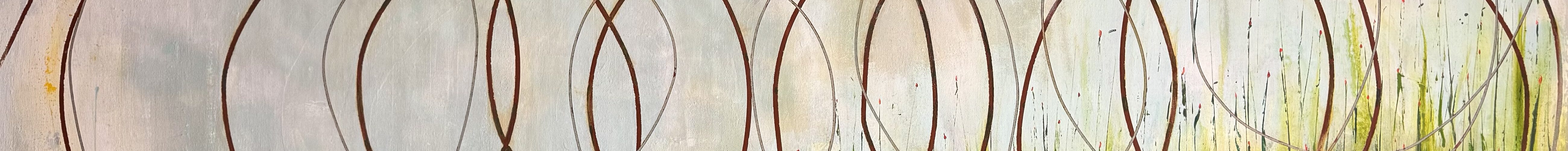 ✨ EARTH BUBBLES ✨ Acryl auf Leinen · 190 x 65 cm · 3952 €